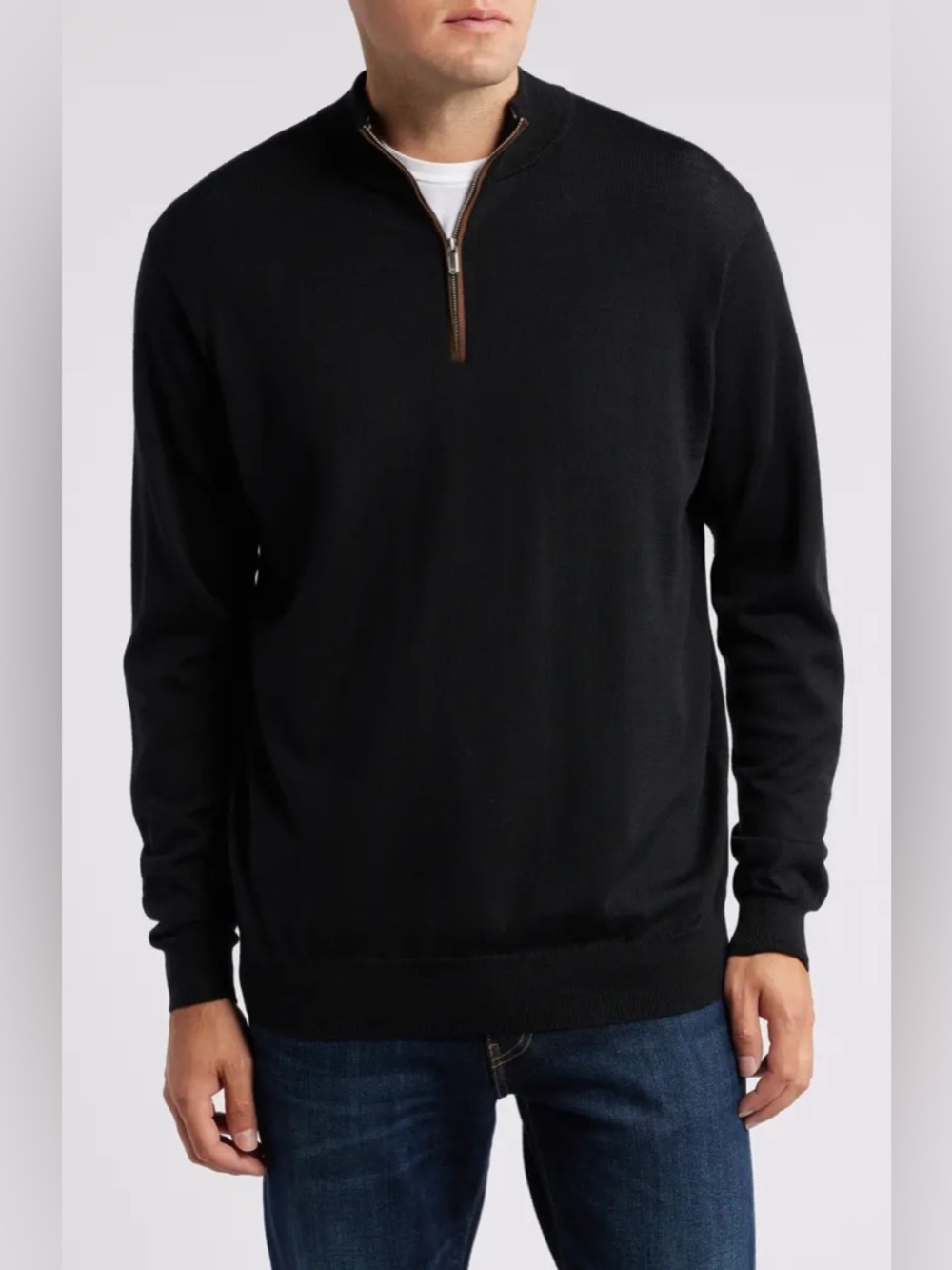 Peter Millar Autumn Crest Wool Blend Quarter Zip Sweater